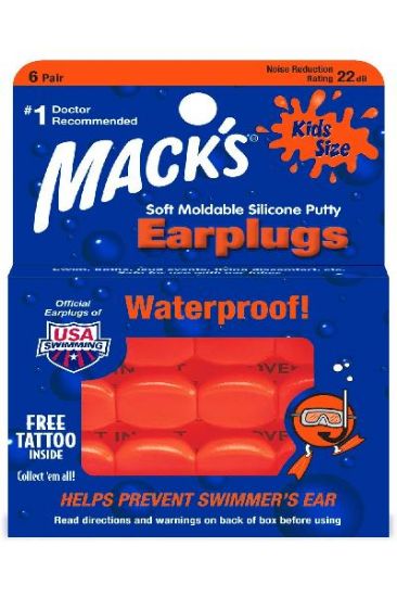 Picture of Mack/'s Soft Moldable Silicone Putty Earplugs Waterproof 6 Pk