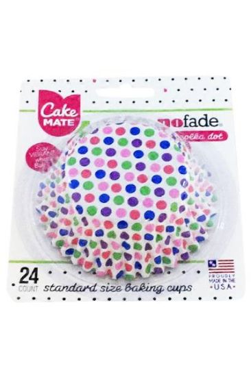 Picture of Cake Mate Polka Dot Liners 24 Ct