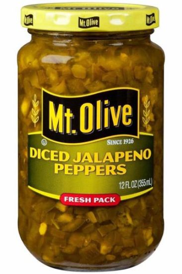 Picture of Mt.Olive Diced Jalapeno Peppers 12 Oz