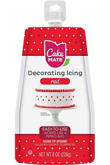Picture of Cake Mate Decorating Icing Red 8 Oz