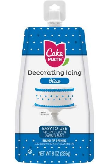 Picture of Cake Mate Decorating Icing Blue 8 Oz