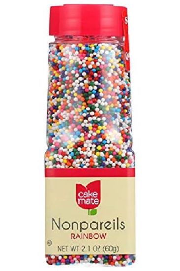 Picture of Cake Mate Rainbow Nonpareil 3 Oz
