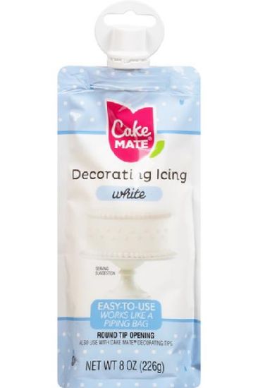 Picture of Cake Mate Decorating Icing White8 8 Oz