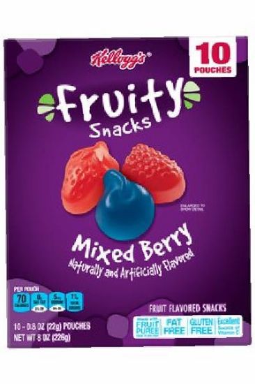 Picture of Kellogg/'s Fruity Snacks Mixed Berry 8 Oz