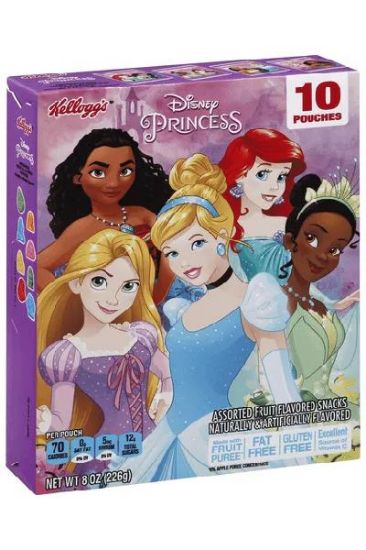Picture of Kellogg/'s Disney Princess Fruit Flavored Snacks 8 Oz