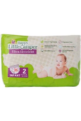 Picture of Happy Little Camper Ultra Camper Diapers 12-18 Lb 36 Count