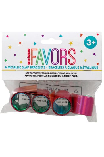 Picture of Unique Slap Bracelets 4 Pc