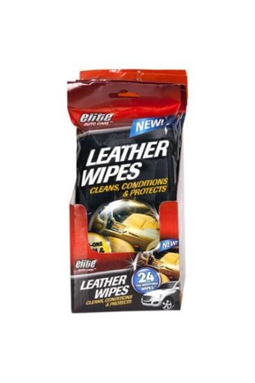 Picture of Elite Leather Wipes 24 Pk
