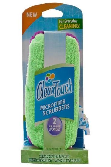 Picture of Clean Touch Microfiber Scrubbers 2 Pk