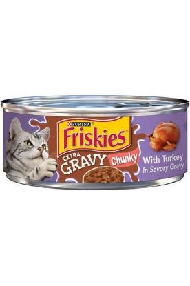 Picture of Purina Friskies Extra Gravy Chunky With Turkey In Savory 5.50 Oz