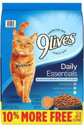 Picture of 9 Lives Daily Essentials With Chicken Beef & Salmon 55.50 Oz