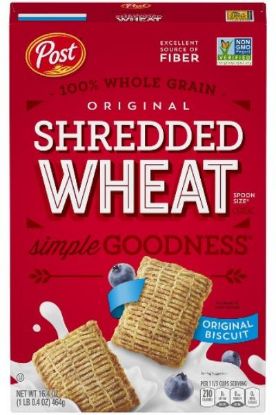 Picture of Post Original Shredded Wheat Spoon Size Cereal 16.4 Oz