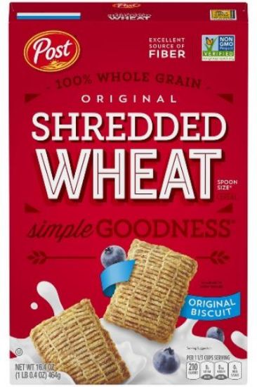 Picture of Post Original Shredded Wheat Spoon Size Cereal 16.4 Oz