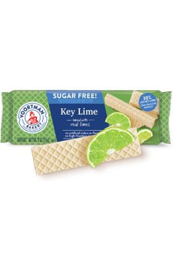 Picture of Voortman Key Lime Sugar Free Wafers  9 Oz