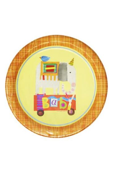 Picture of Unique Circus Plate 9 In 8 Ct