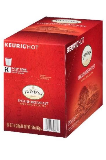 Picture of Twinings English Breakfast 100% Pure Black Tea K-Cups 24 Pc