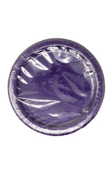 Picture of Unique Purple Paper Plates 20 Count 7 In