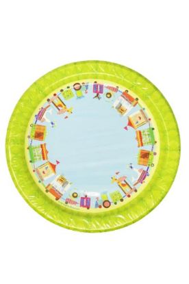 Picture of Unique Circus Paper Plates 8 Count 7 In