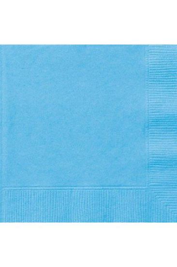 Picture of Unique Blue Beverage Napkin 2 Ply 20 Pc