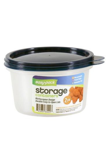 Picture of Easy Pack Storage Round Container & Lid 1 Pc