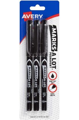 Picture of Avery Marks A Lot Permanent Black 2 Pc