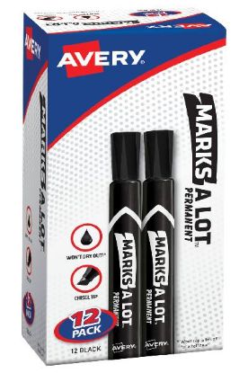 Picture of Avery Dennison Marks A Lot Permanent Black Marker 1 Pc