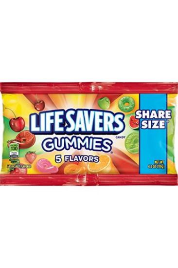 Picture of Liefsavers 5 Flavors Gummies Share Size 4.20 Oz