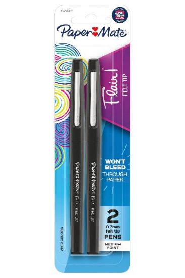 Picture of Paper Mate Flair Black 2 Pc