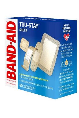 Picture of Johnson & Johnson Tru Stay Sheer Bandage 80 Pcs