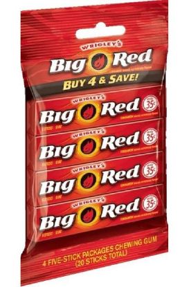 Picture of Wrigleys Big Red Gum 4 Pk