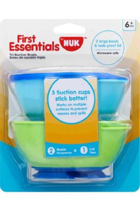 Picture of Nuk Trisuction Bowls 2 Ct