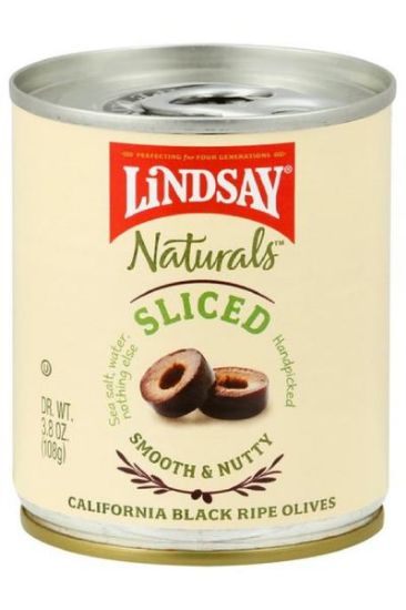Picture of Lindsay Sliced Nutty Olives 3.80 Oz