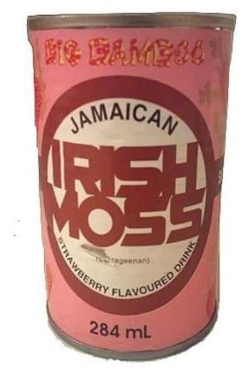 Picture of Big Bamboo Irish Moss Strawberry Drink 284 Ml