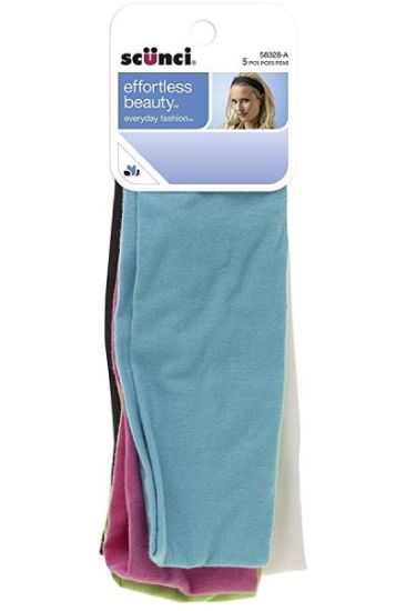 Picture of Scunci Headwraps 5 Pc