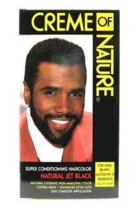 Picture of Creme Of Nature Jet Black For Men Color 1 Pk