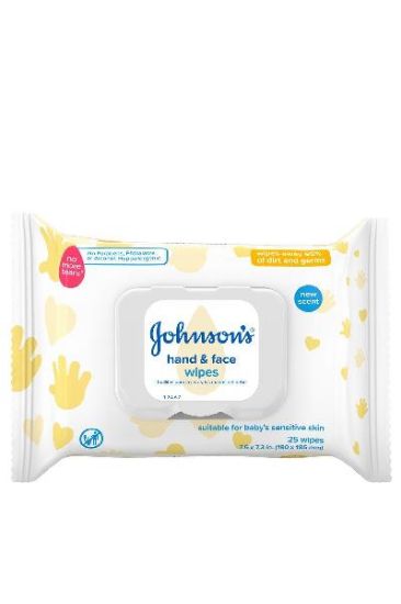 Picture of Jhonsons Baby Wipes 25 Ct