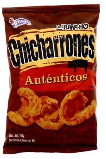 Picture of Del Rancho Chicharrones Autenticos 100 Grams