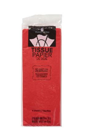 Picture of American Greetings Red Tissue Paper 6 Sheets