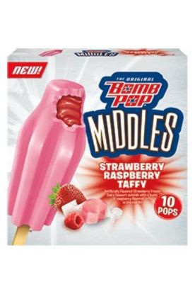 Picture of Bomb Pop Strawberry Raspberry Taffy 10 Pc
