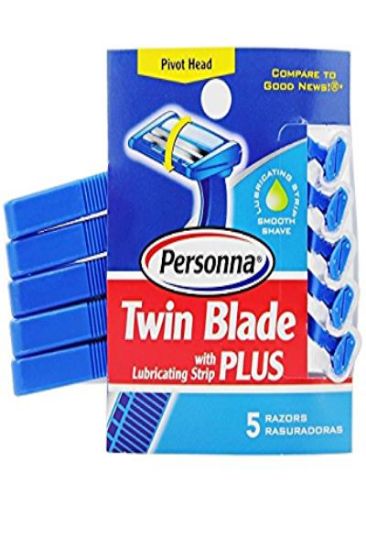 Picture of Personna Twin Blade Razors 10 Pk