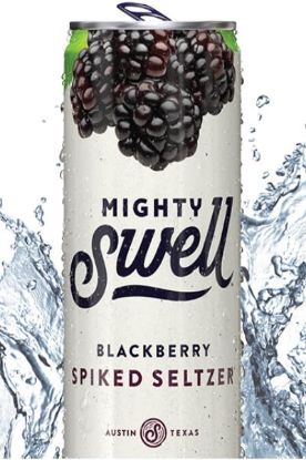 Picture of Mighty Swell Blackberry Spiked Seltzer 12 Oz