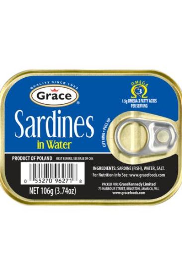 Picture of Grace Sardines In Water 3.7 Oz