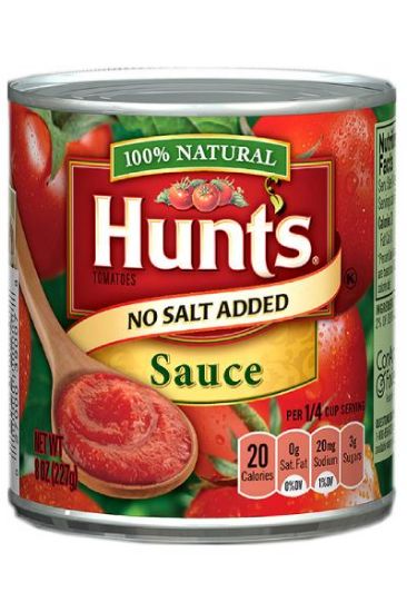 Picture of Hunt/'s Tomato Sauce No Salt Added 8 Oz