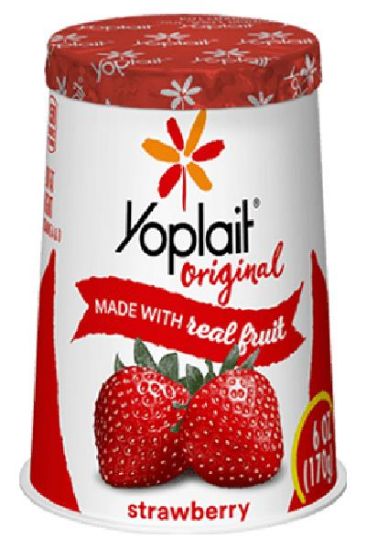 Picture of Yoplait Strawberry Flavored Yogurt 6 Oz