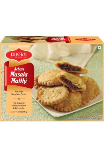 Picture of Bikaji Achari Masala Matthi 400 Grams