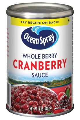 Picture of Ocean Spray Wholeberry Cranberry Sauce 14 Oz