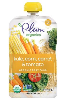 Picture of Plum Organics Kale Corn Carrot & Tomato Stage 2 ( 6mos Up) 3.50 Oz