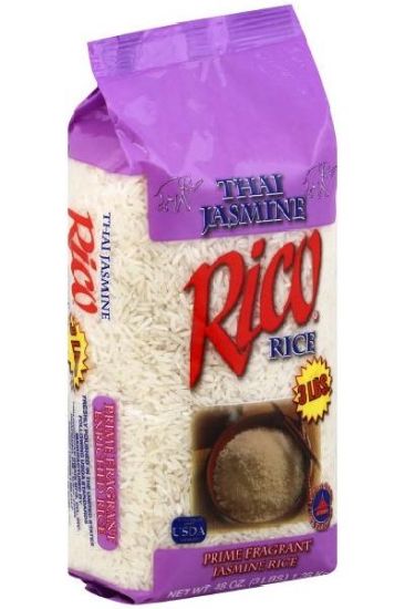 Picture of Arroz Rico Thai Jasmine Rice 3 Lbs