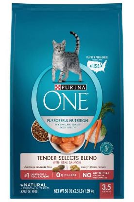 Picture of Purina One Tender Selects Blend With Real Salmon 56 Oz