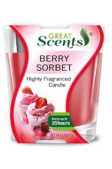 Picture of Great Scents Berry Sorbet Candle 3 Oz